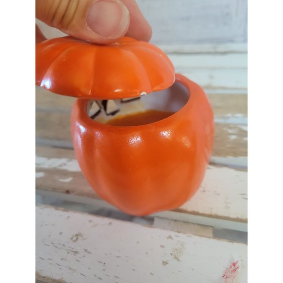 Ceramic pumpkin candle decor vintage steampunk - Picture 4 of 6